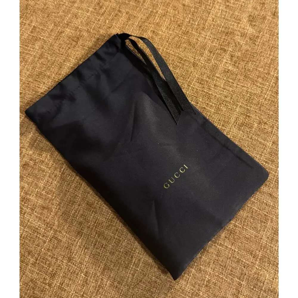Auth. Gucci GG Ophidia Web Canvas Card Holder Case W/Dust Bag Rare